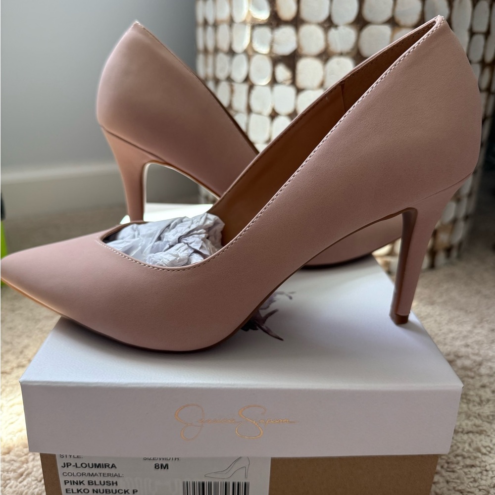 Jessica Simpson Blush Pink Heels